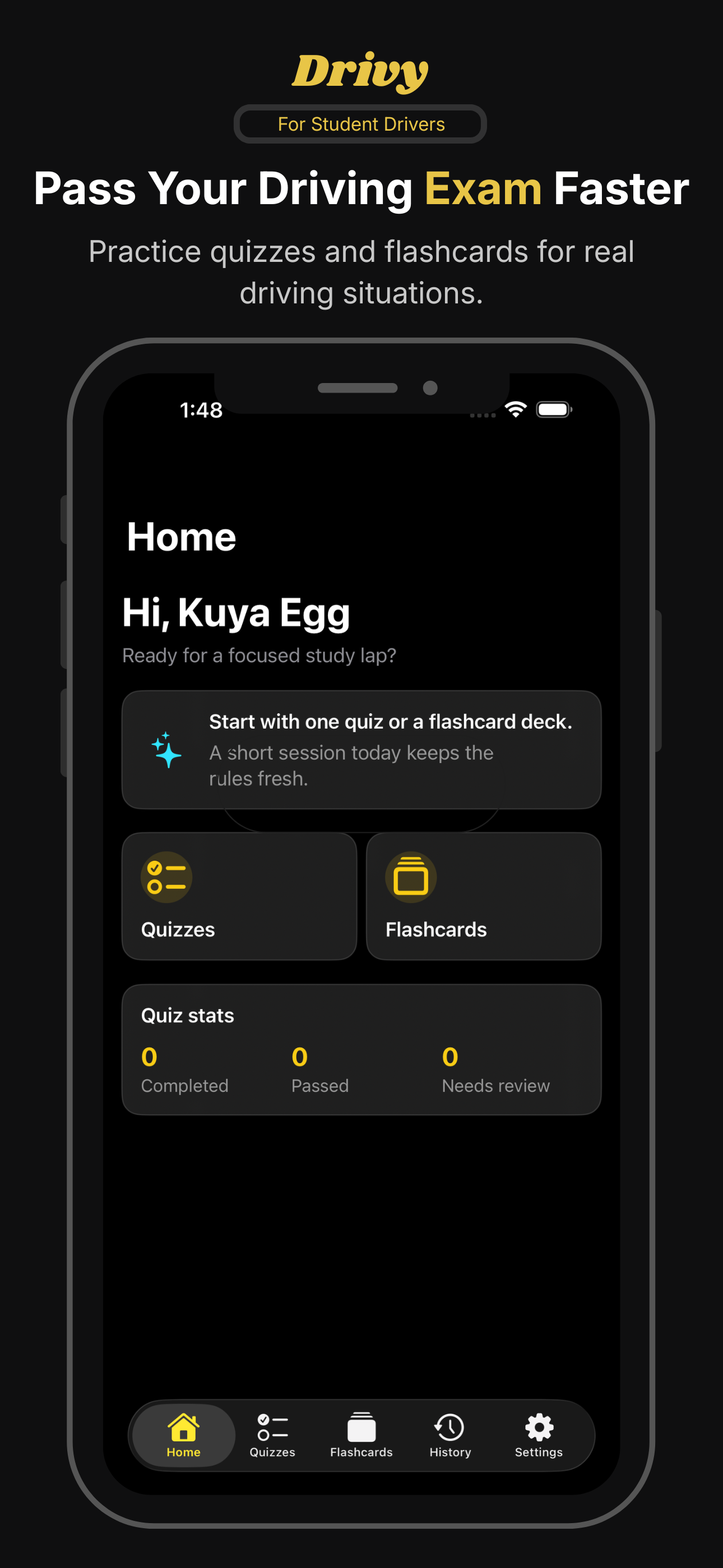 Drivy home screen